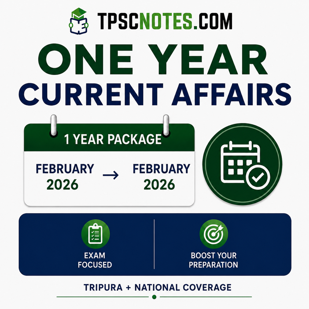 TPSC Current Affairs Last 12 Months